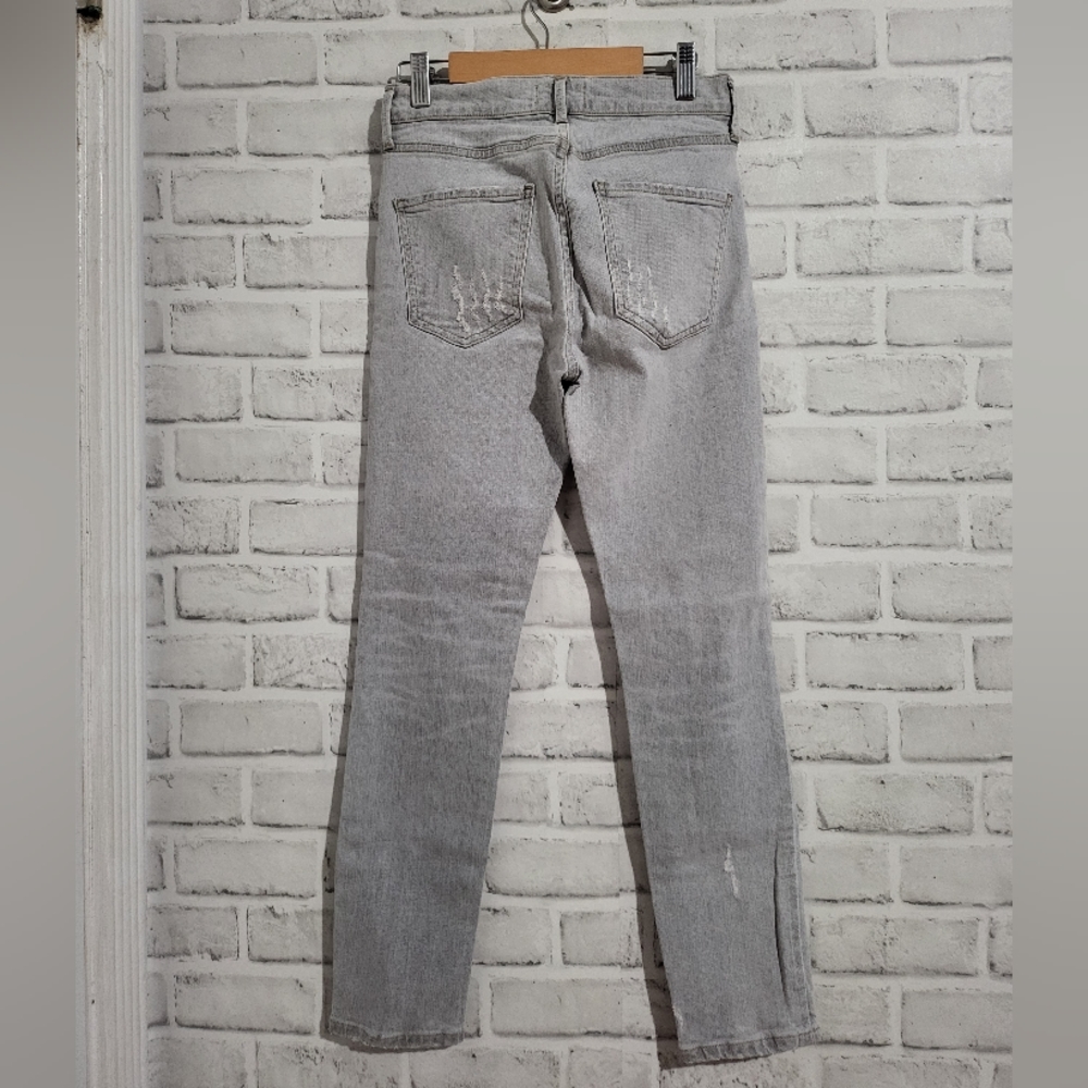 EUC Agolde Sophie Skinny Crop Feel Good Jeans Grey size‎ 24 - Picture 4 of 11